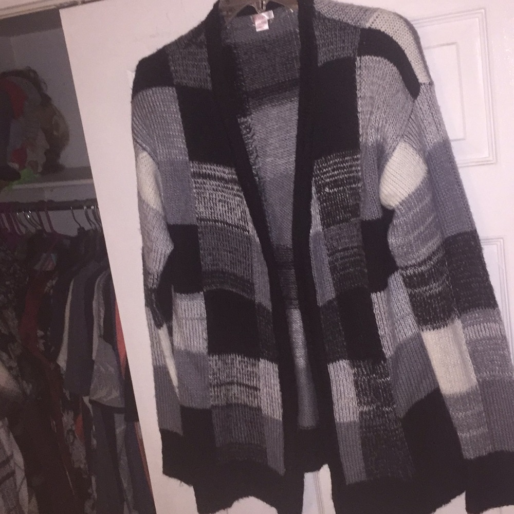 Open cardigan